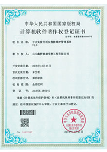 计算機(jī)软件著作(zuò)权登记证书